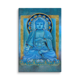 Blue Buddha - Energy Art by Matthew Smith - Unframed Canvas Print