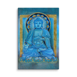Blue Buddha - Energy Art by Matthew Smith - Unframed Canvas Print