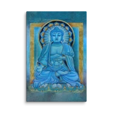 Blue Buddha - Energy Art by Matthew Smith - Unframed Canvas Print
