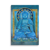 Blue Buddha - Energy Art by Matthew Smith - Unframed Canvas Print