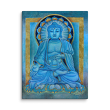 Blue Buddha - Energy Art by Matthew Smith - Unframed Canvas Print