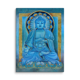 Blue Buddha - Energy Art by Matthew Smith - Unframed Canvas Print
