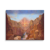 Dawn of Consciousness - Energy Art by Matthew Smith - Unframed Canvas Print