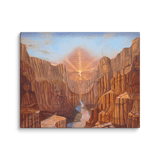 Dawn of Consciousness - Energy Art by Matthew Smith - Unframed Canvas Print