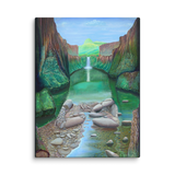 Stream of Consciousness - Energy Art by Matthew Smith - Unframed Canvas Print