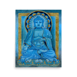 Blue Buddha - Energy Art by Matthew Smith - Unframed Paper Print