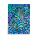 Blue Dragon - Energy Art by Matthew Smith - Unframed Paper Print