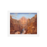 Dawn of Consciousness - Energy Art by Matthew Smith - Framed Paper Print