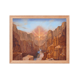 Dawn of Consciousness - Energy Art by Matthew Smith - Framed Paper Print