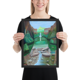 Stream of Consciousness - Energy Art by Matthew Smith - Framed Paper Print