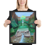 Stream of Consciousness - Energy Art by Matthew Smith - Framed Paper Print