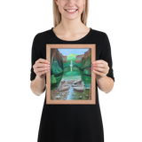 Stream of Consciousness - Energy Art by Matthew Smith - Framed Paper Print