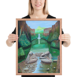 Stream of Consciousness - Energy Art by Matthew Smith - Framed Paper Print