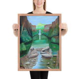 Stream of Consciousness - Energy Art by Matthew Smith - Framed Paper Print