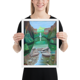 Stream of Consciousness - Energy Art by Matthew Smith - Framed Paper Print