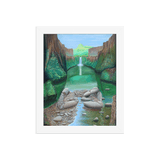 Stream of Consciousness - Energy Art by Matthew Smith - Framed Paper Print