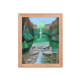 Stream of Consciousness - Energy Art by Matthew Smith - Framed Paper Print