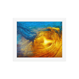 Wave of Thought - Energy Art by Matthew Smith - Framed Paper Print