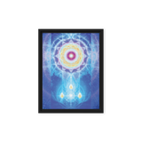 LifeParticle Sun | Al Choi Energy Art | Framed Canvas Print