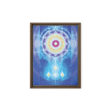 LifeParticle Sun | Al Choi Energy Art | Framed Canvas Print