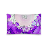 Crown Chakra Throw Pillow by Rebecca Bond