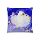 Third Eye Chakra Throw Pillow by Rebecca Bond