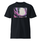 BEYOND THE PERIPHERY Unisex Premium Cotton T-shirt Energy Art by Rebecca Bond - Dark