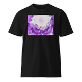 CROWN CHAKRA Unisex Premium Cotton T-shirt Energy Art by Rebecca Bond - Dark
