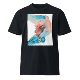 SERENITY Unisex Premium Cotton T-shirt Energy Art by Rebecca Bond - Dark