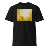 SOLAR PLEXUS CHAKRA Unisex Premium Cotton T-shirt Energy Art by Rebecca Bond - Dark