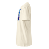 THROAT CHAKRA Unisex Premium Cotton T-shirt Energy Art by Rebecca Bond - Light