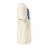 THROAT CHAKRA Unisex Premium Cotton T-shirt Energy Art by Rebecca Bond - Light