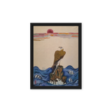 The Gaze of Awareness - Energy Art by Yesang Lee - Framed Canvas Print