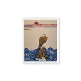 The Gaze of Awareness - Energy Art by Yesang Lee - Framed Canvas Print