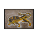 Awakening Inner Strength - Energy Art by Yesang Lee - Framed Canvas Print