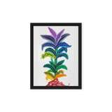 Life Awakening - Energy Art by Yesang Lee - Framed Canvas Print