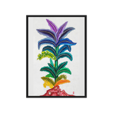 Life Awakening - Energy Art by Yesang Lee - Framed Canvas Print