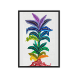 Life Awakening - Energy Art by Yesang Lee - Framed Canvas Print