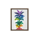 Life Awakening - Energy Art by Yesang Lee - Framed Canvas Print