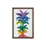 Life Awakening - Energy Art by Yesang Lee - Framed Canvas Print