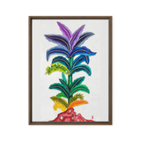 Life Awakening - Energy Art by Yesang Lee - Framed Canvas Print