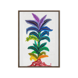 Life Awakening - Energy Art by Yesang Lee - Framed Canvas Print