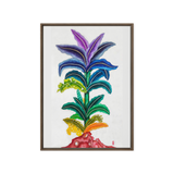 Life Awakening - Energy Art by Yesang Lee - Framed Canvas Print