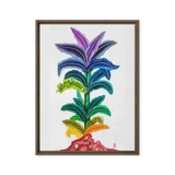 Life Awakening - Energy Art by Yesang Lee - Framed Canvas Print