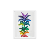 Life Awakening - Energy Art by Yesang Lee - Framed Canvas Print