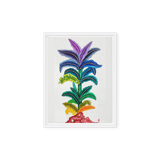 Life Awakening - Energy Art by Yesang Lee - Framed Canvas Print