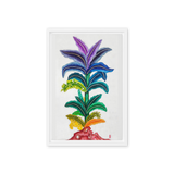 Life Awakening - Energy Art by Yesang Lee - Framed Canvas Print