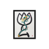 Light of Awakening - Energy Art by Yesang Lee - Framed Canvas Print