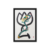 Light of Awakening - Energy Art by Yesang Lee - Framed Canvas Print