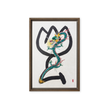 Light of Awakening - Energy Art by Yesang Lee - Framed Canvas Print